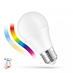 Leuchtmittel LED A60 9W E-27 230V RGBW+CCT+DIM Wi-Fi Spectrum SMART