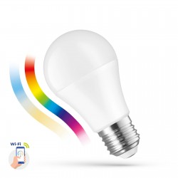 Leuchtmittel LED A60 9W E-27 230V RGBW+CCT+DIM Wi-Fi Spectrum SMART