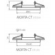 MORTA CT-DTL50-B Drehbar Deckeneinbauleuchte für GU5.3 oder GU10 ohne Fassung
