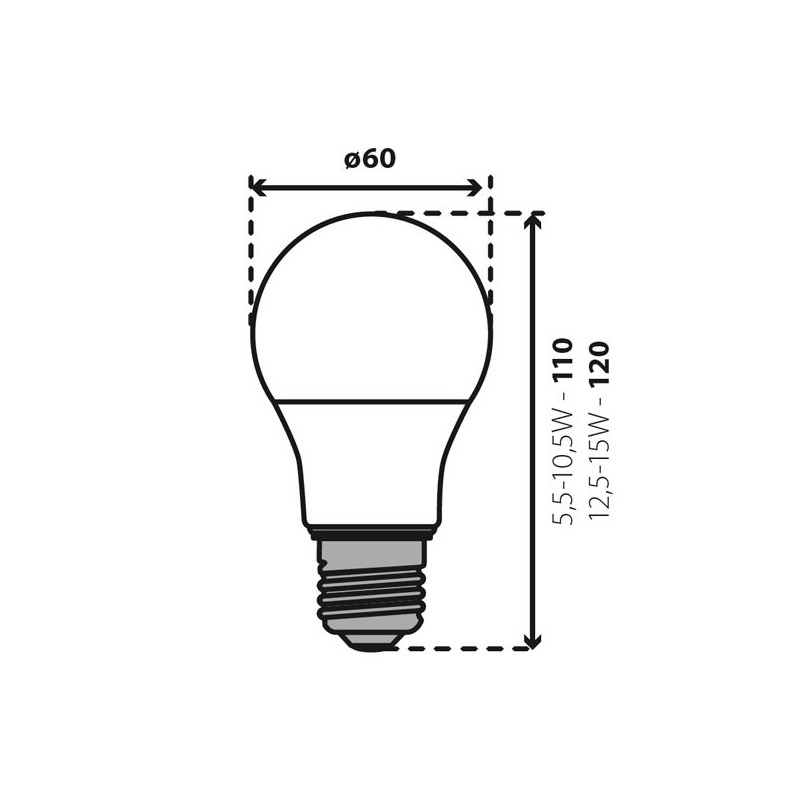 LED Lampe IQ LED A60 9W WW Kanlux EcoElektro