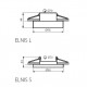 Dekorring - Komponente der Leuchte ELNIS L B/G Kanlux 27810