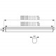 LED Linien-Beleuchtungsfassung  NOME N LED SMD 36W-NW Kanlux 25494